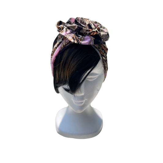 Lilac Turban Lady